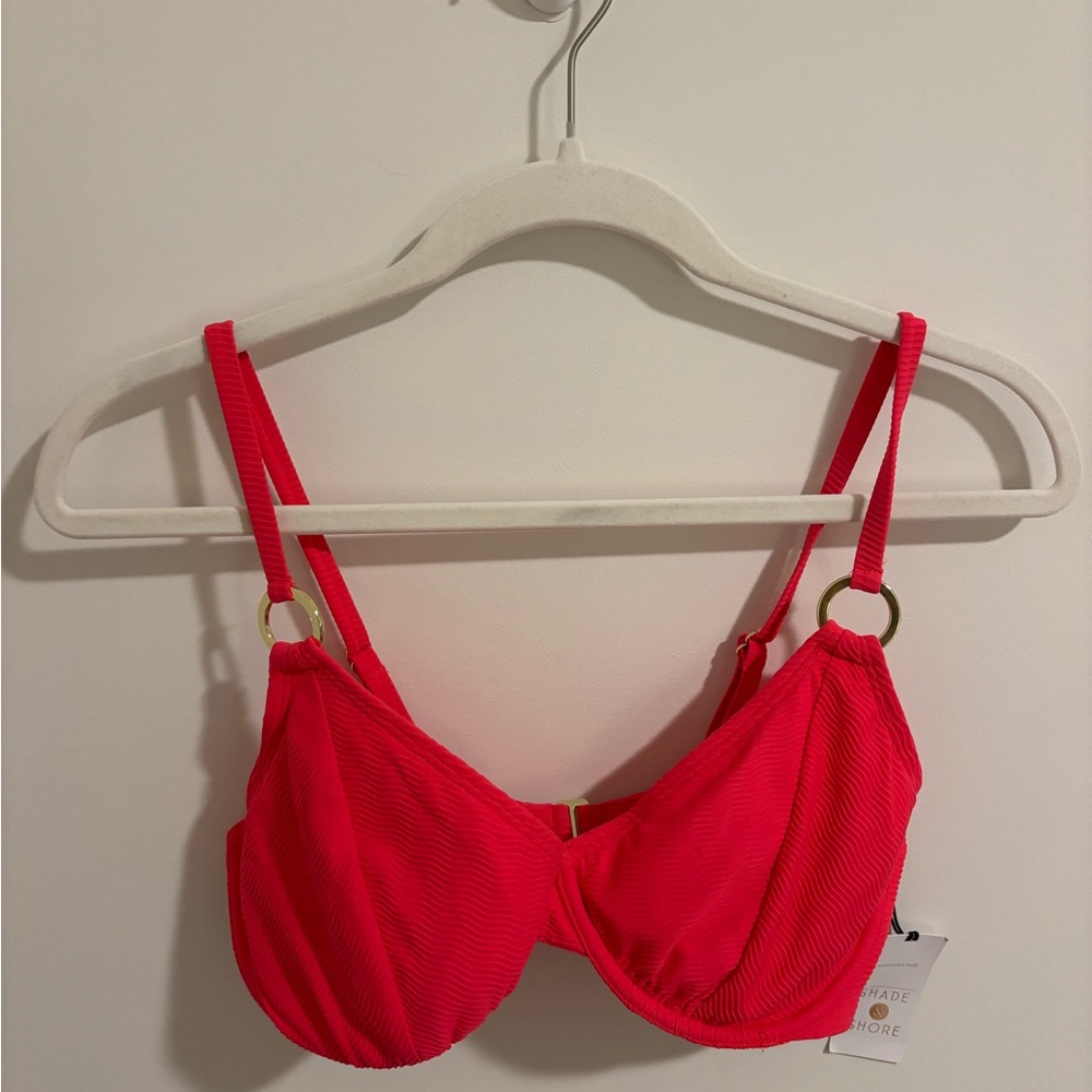 Bright Red Bikini Top NWT